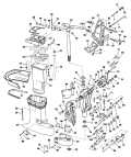 1974 70 - 70472M Exhaust Housing20'' Transom parts diagram