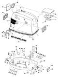 1974 70 - 70472M Motor Cover parts diagram