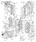 1974 70 - 70472M Cylinder & Crankcase parts diagram