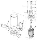 1974 70 - 70472M Electric Starter American Bosch 0261027-M0305M parts diagram
