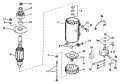 1974 70 - 70472M Electric Starter & Solenoid Prestolite Models Mgd4110 parts diagram