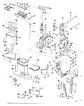 1974 70 - 70472M Exhaust Housing15'' Transom parts diagram
