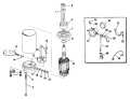 1986 25 - E25RCDC Electric Starter & Solenoid American Bosch No/255625MO30sm parts diagram