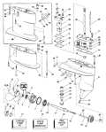 1990 8 - E8RLESR Gearcase parts diagram