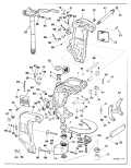 1994 140 - E140TLERK Midsection parts diagram