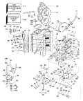 1994 140 - E140TLERK Cylinder & Crankcase parts diagram