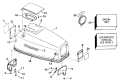 1994 40 - E40RLERE Engine Cover Evinrude 40 parts diagram