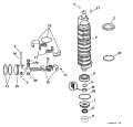 1996 105 - E150JLEDB Crankshaft & Pistons parts diagram