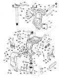 1996 105 - E150JLEDB Midsection parts diagram