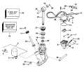 1996 105 - E150JLEDB Power Trim/Tilt Hydraulic Assembly parts diagram