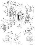 1997 9.90 - E10RLEUS Cylinder & Crankcase parts diagram