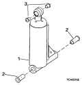 1997 40 - BJ40EEUC Tilt Assist Cylinder parts diagram
