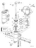 1997 40 - HE40RLEUC Power Trim/Tilt parts diagram