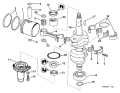 1997 9.90 - E10RLEUS Crankshaft & Piston parts diagram