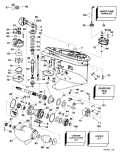 1998 105 - SE105WRPXV Gearcase parts diagram