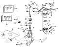 1998 105 - SE105WRPXV Power Trim/Tilt Hydraulic Assembly parts diagram