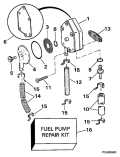 1998 30 - BE30BAECS Fuel Pump parts diagram