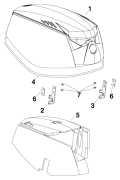 AF Models 60 - E60DSLAFA Engine Cover parts diagram