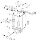 AA Models 225 - DE225CXAAB Fuel Pump & Vapor Separator parts diagram