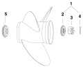 2011 25 - E25DRSIIS Propeller Hardware parts diagram