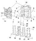 2011 25 - E25DRSIIS Cylinder/Crankcase parts diagram