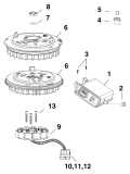 2011 25 - E25DRSIIS Emm, Stator, Flywheel parts diagram