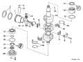 1997 50 - J50TTLEUR Crankshaft & Piston parts diagram