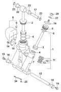 2004 140 - BJ140CX4SRS Power Trim & Tilt parts diagram