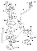 2005 15 - J15R4SOA Water Pump parts diagram