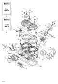 2003 Legend - SE 800 SDI Cylinder, Exhaust Manifold, Reed Valve parts diagram