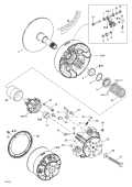 2003 Legend - SE 800 SDI Drive Pulley parts diagram