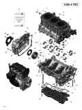 2010 MX Z - X 1200 Engine Block parts diagram