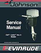 2.5HP 1988 J3RCC Johnson outboard motor Service Manual