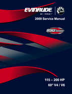 2009 130HP E130DPLSES Evinrude outboard motor Service Manual