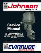 1992 300HP E300PXEN Evinrude outboard motor Service Manual