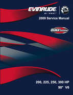 2009 300HP E300DPZSEC Evinrude outboard motor Service Manual