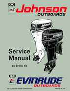 1993 40HP J40ELET Johnson outboard motor Service Manual