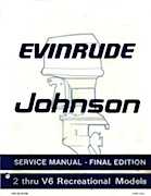 20HP 1985 J25BFLCO Johnson outboard motor Service Manual