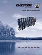 2010 50HP E50DSLISR Evinrude outboard motor Service Manual