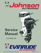 1993 30HP J30BAET Johnson outboard motor Service Manual