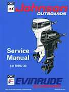 20HP 1994 J20SELER Johnson outboard motor Service Manual