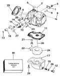 1984 40 - E40RLCRM Carburetor parts diagram