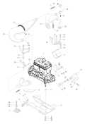 1996 Formula - STX Engine and Engine Support parts diagram